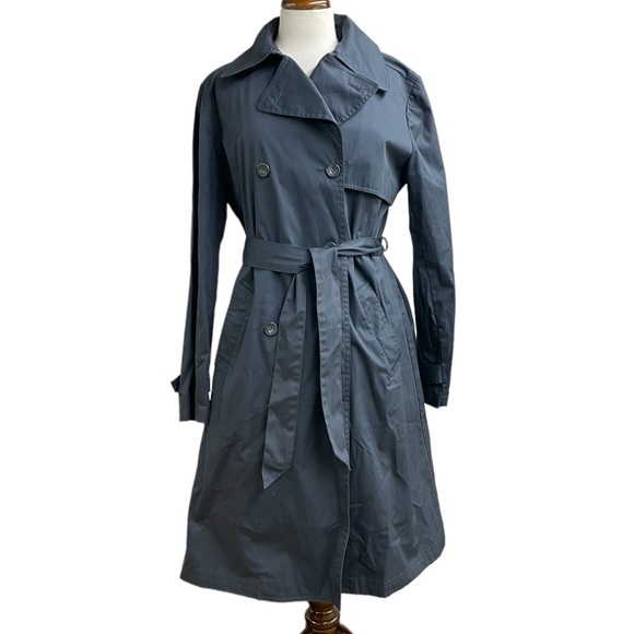 Garnet Hill double breasted trench coat M - Picture 1 of 11